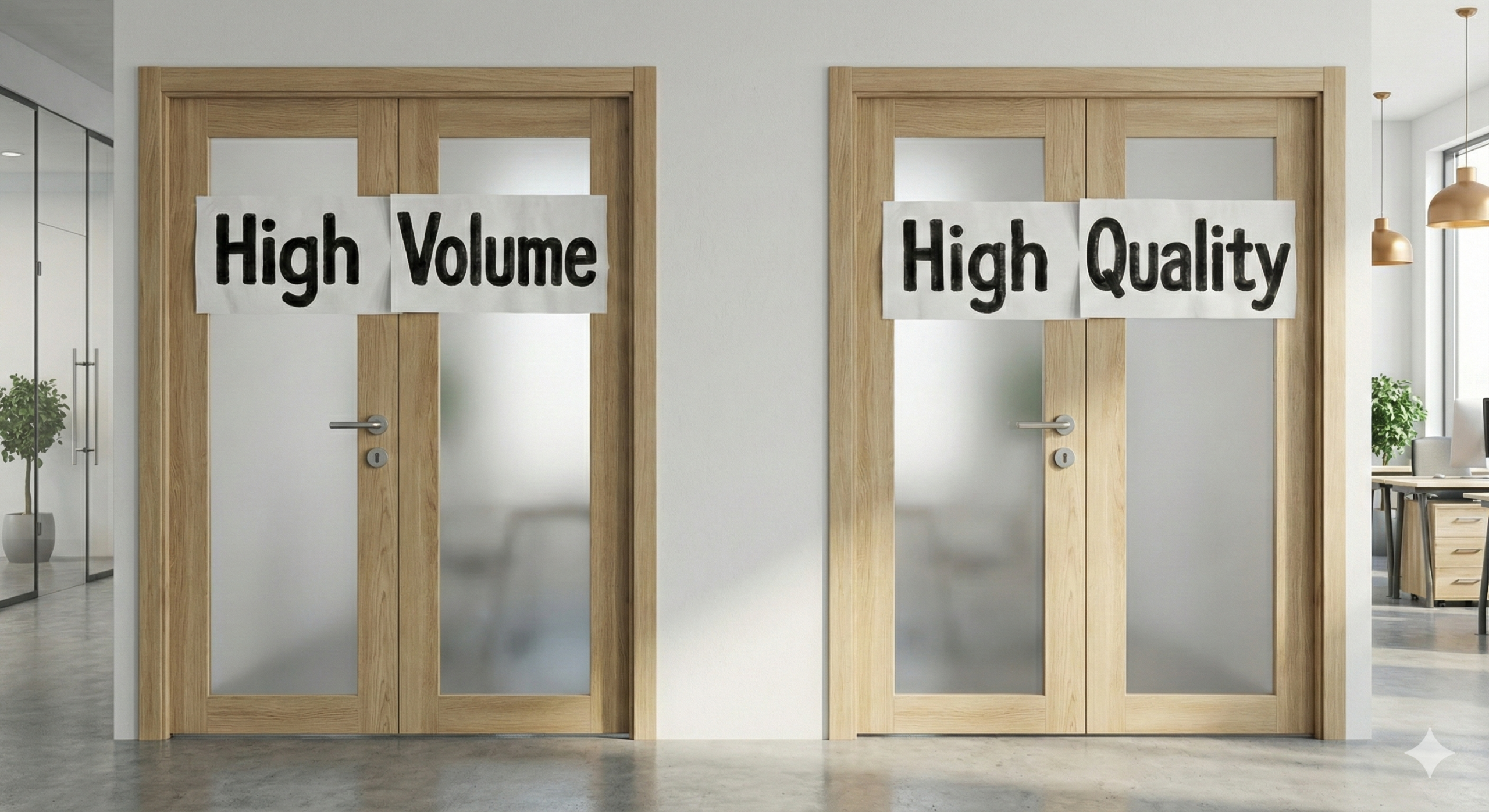 High-Volume vs. High-Quality Sales Agencies