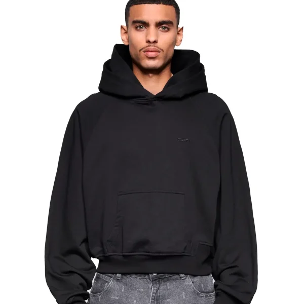 Olakala Double Hood Hoodie Black (1)