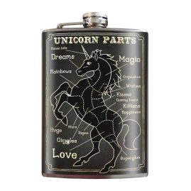 unicorn-parts-8oz-Stainless-Steel-Hip-Flasks