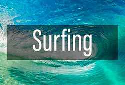 picture of a surfing course