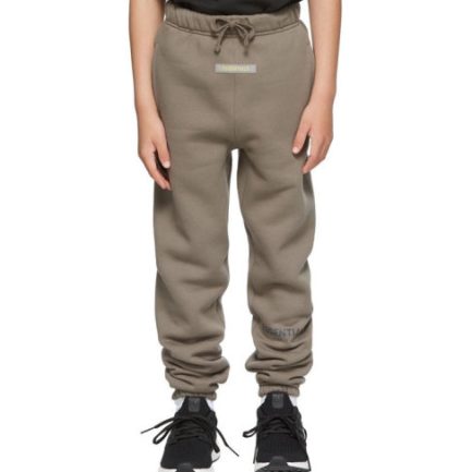 Essentials Taupe Sweatpants For Kids