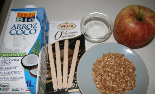 01. Ingredientes Piruletas manzana