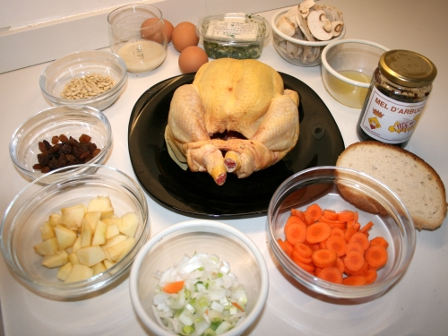 01. Ingredientes pollo relleno al horno en blog de recetas fitness y blog de fitness para mujeres