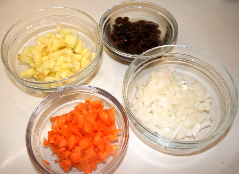 01. verduras de los rollitos de pavo rellenos