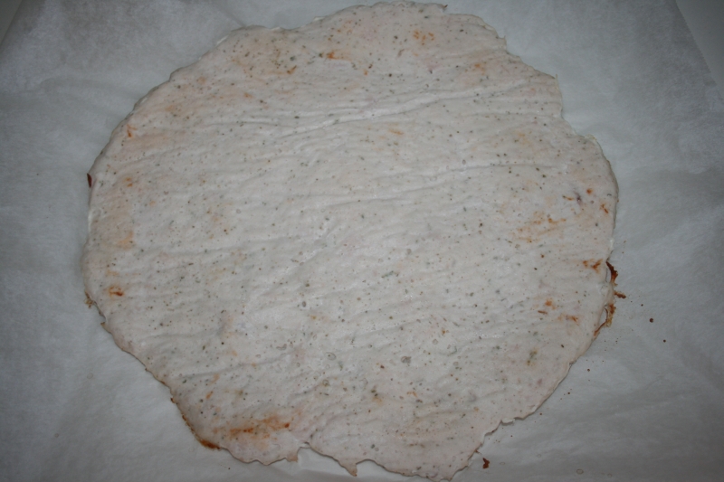 03. Sacamos la masa de la pizza fit en blog de nutrición