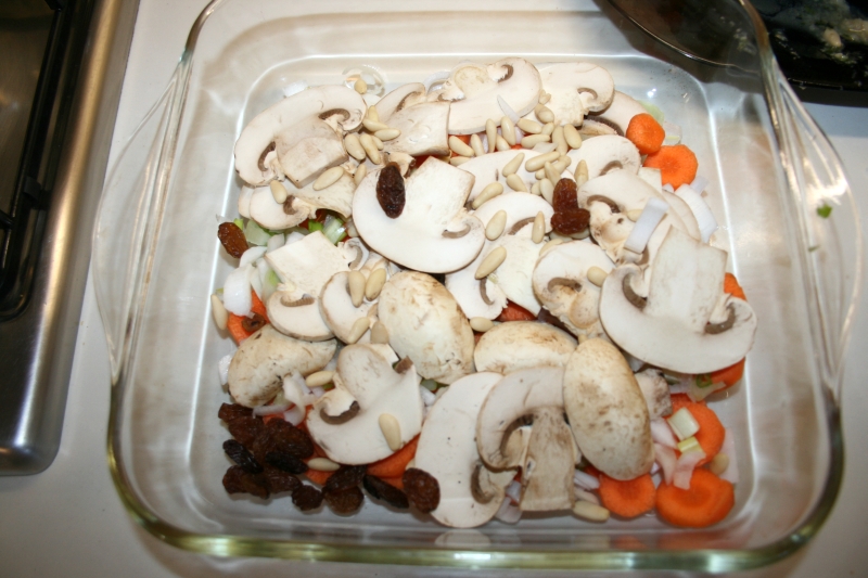 04. LAs verduras para el pollo relleno al horno en blog de recetas fitness y blog de fitness para mujeres