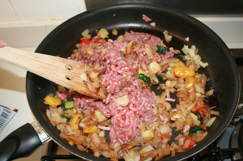 05. La carnes de los pimientos rellenos