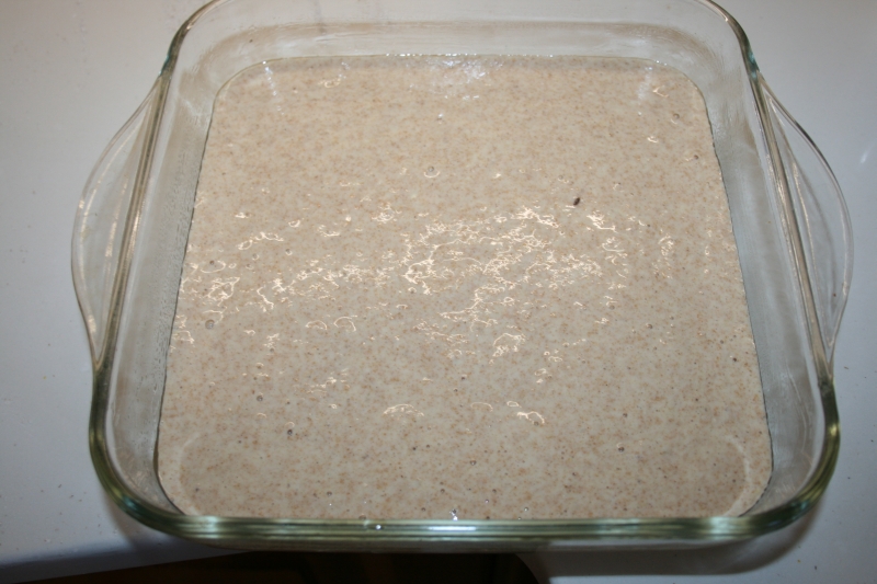 05. La masa de la receta fitness de tiramisú