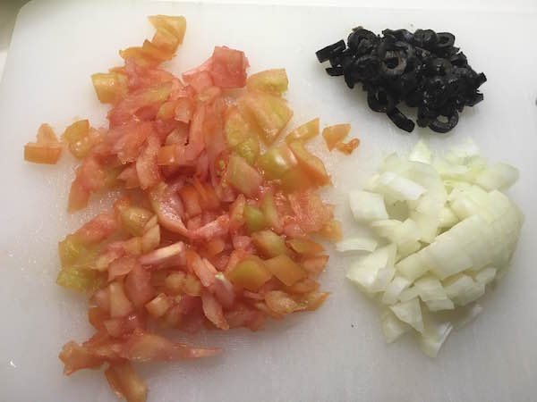 07. La verdura para las tartaletas con crema de aguacate en blog de fitness y recetas fitness