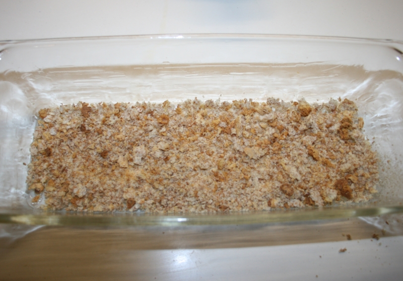 09. Pan rallado para la receta fitness del pastel de setas fitness