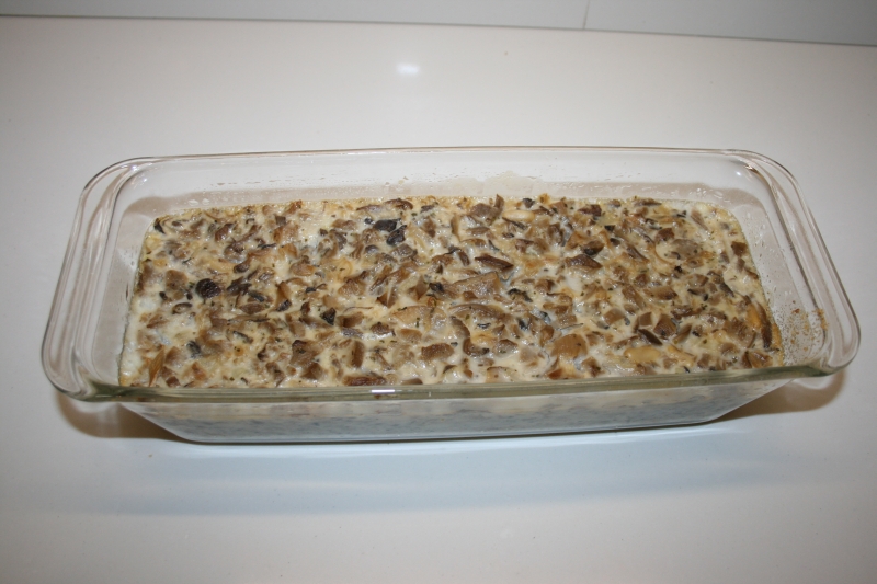 10. Bodegón del pastel de setas fitness en blog de recetas fitness