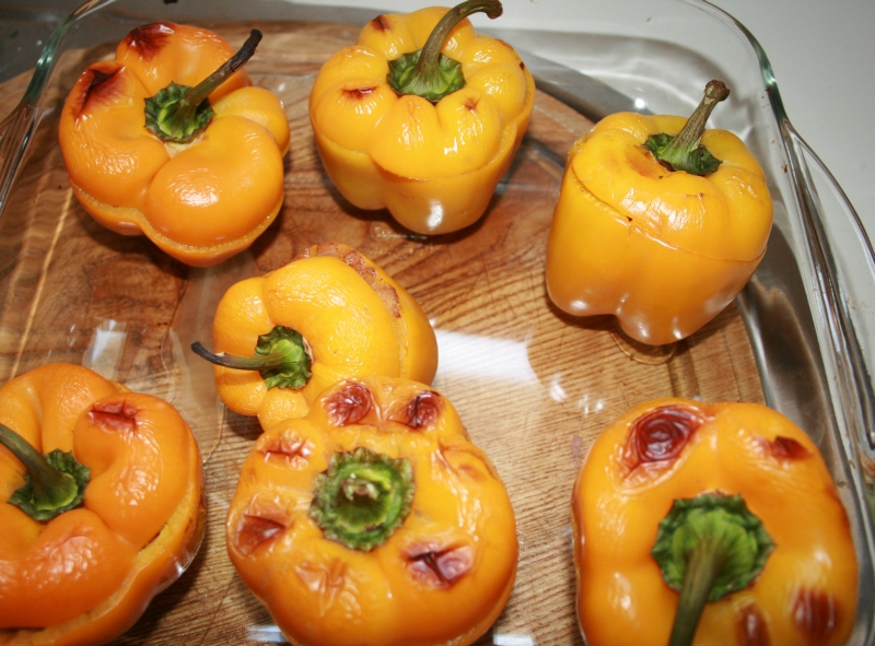 13. los pimientos rellenos ya están listos