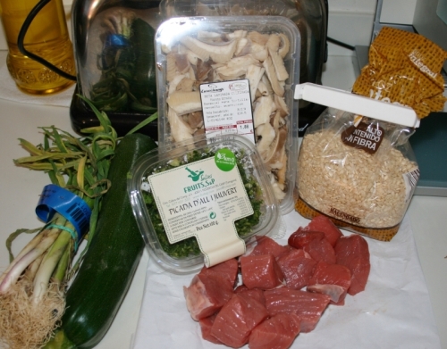 Arroz con setas y ternera en blog de moda 01