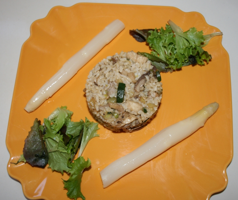 Arroz con setas y ternera en blog de moda 11