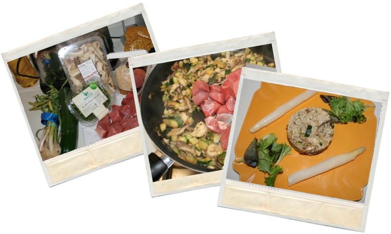 Arroz con setas y ternera en blog de moda home