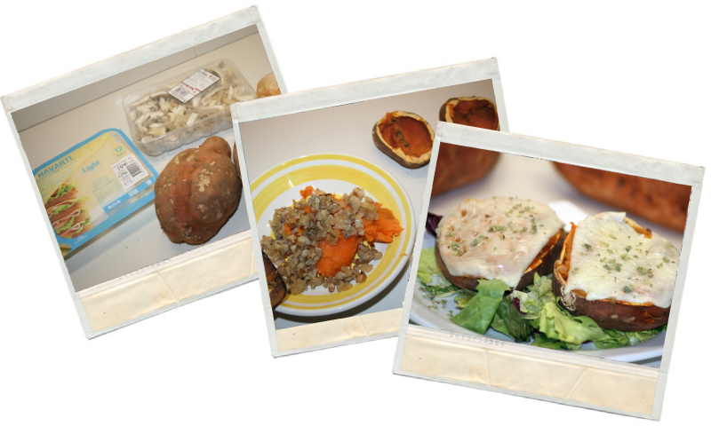 Boniatos rellenos en blog de fitness con recetas fitness