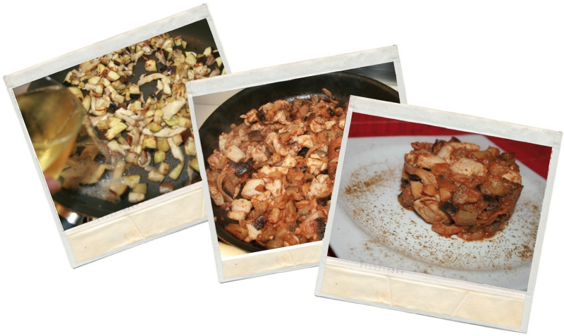 Receta fit del pollo y setas