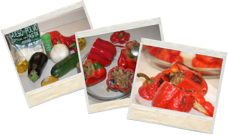 Receta fitness de pimientos rojos al horno para blog de fitness